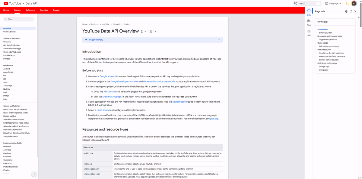  UseYouTube Data API 