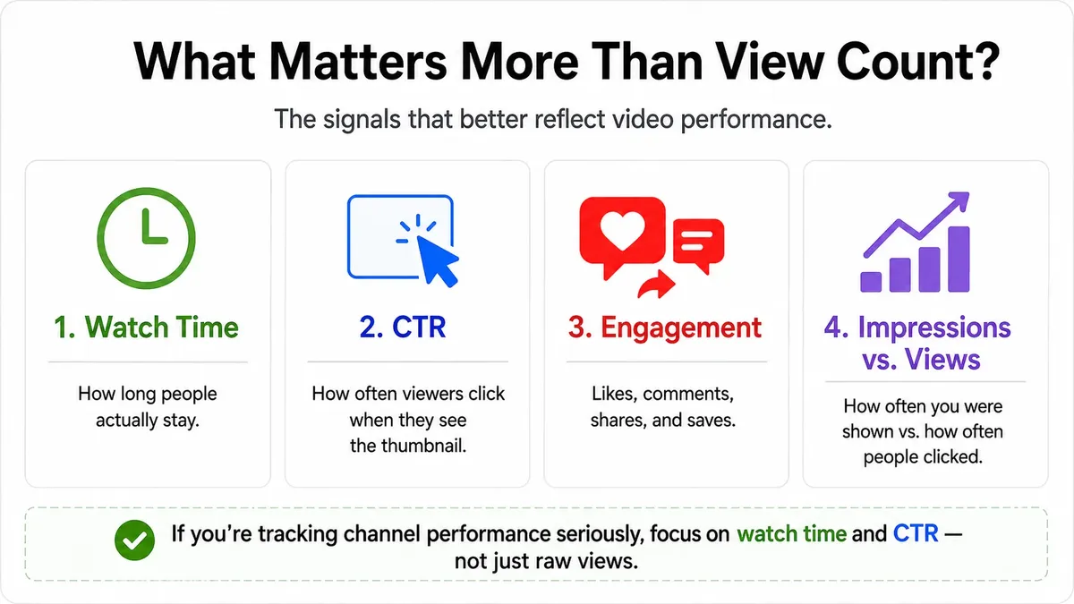 What matters more than view count 