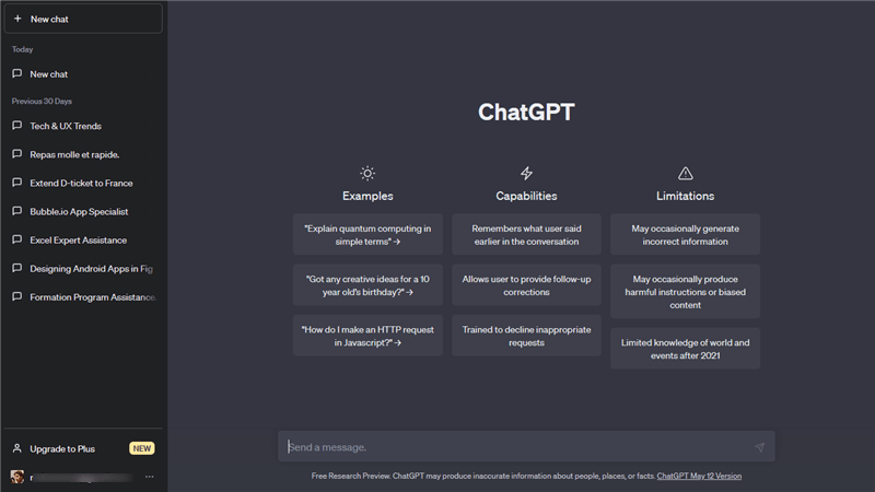 AI Research Tool - ChatGPT