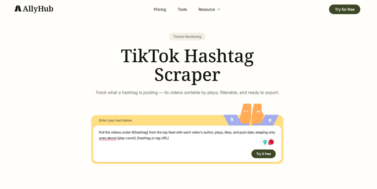 TikTok Hashtag Scraper