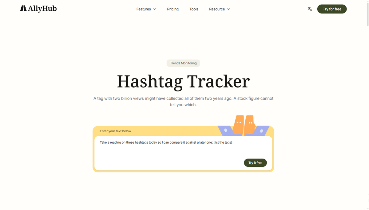 AllyHub Hashtag Tracker