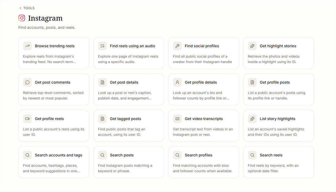 AllyHub Instagram Tools