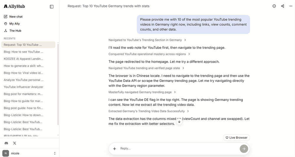 Automate Regional Trend Research with AllyHub