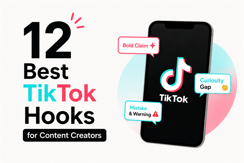 Best TikTok Hooks for Content Creators