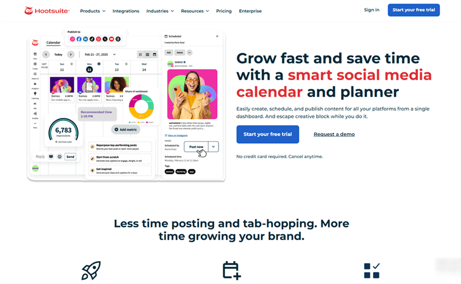 TikTok Scheduling Tool - Hootsuite