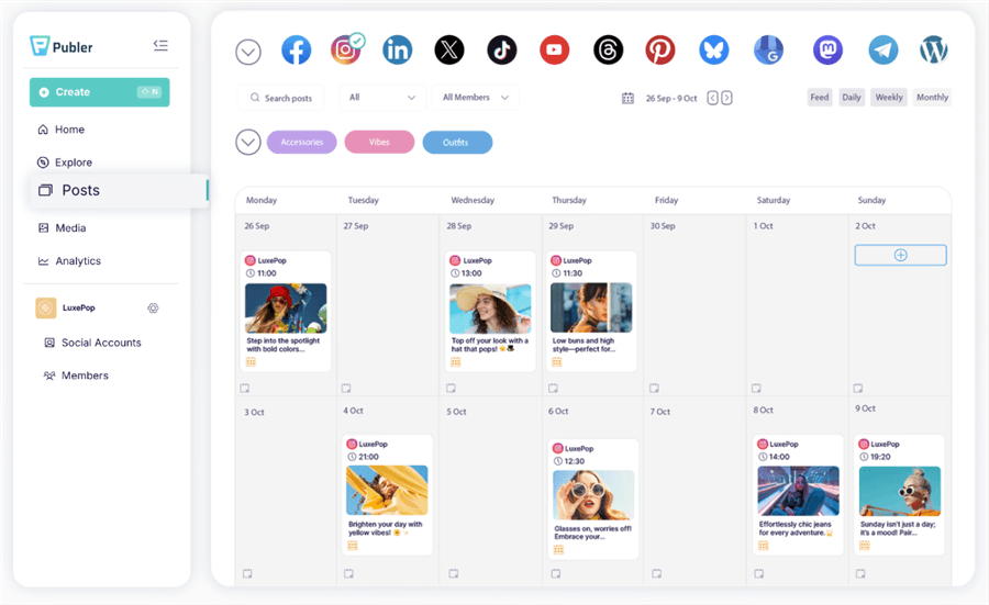 TikTok Scheduling Tool - Publer