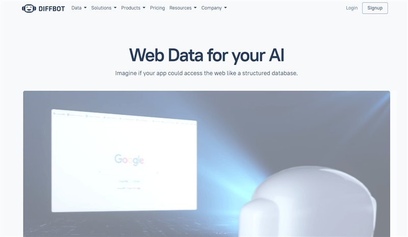 Web Scraping Tool - Diffbot