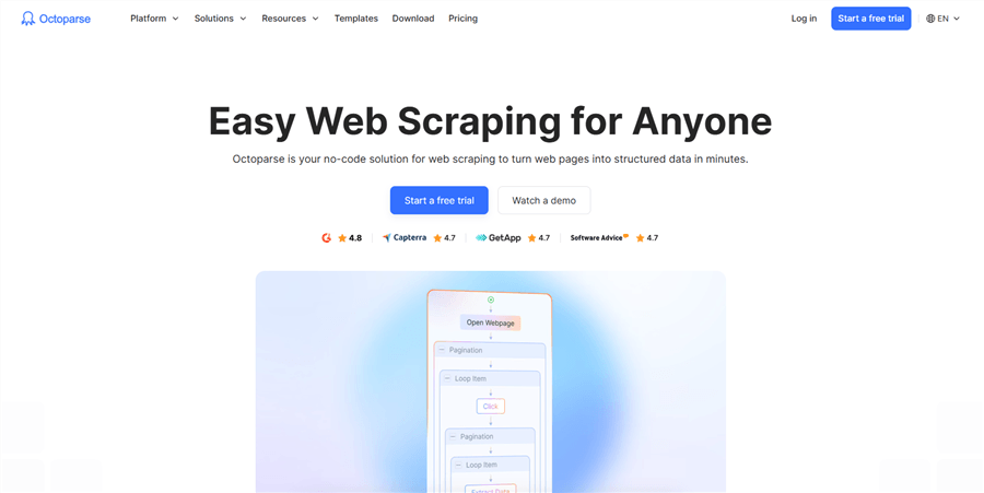 Web Scraping Tool - Octoparse