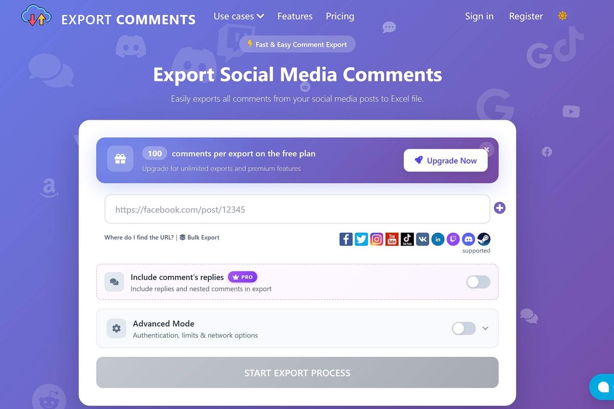 Best YouTube Comment Downloader - Export Comments