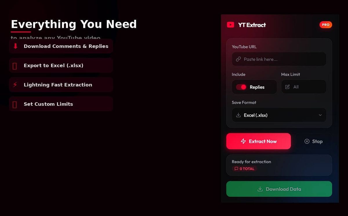 YT Comments Downloader