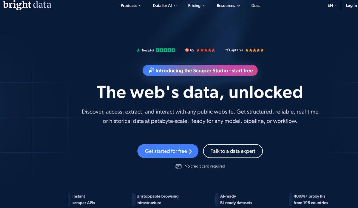 Bright Data / Enterprise Scraping Tools