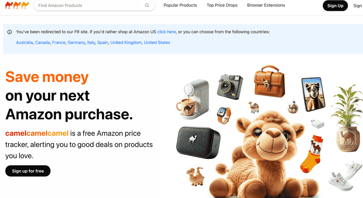 CamelCamelCamel — Best Free Option