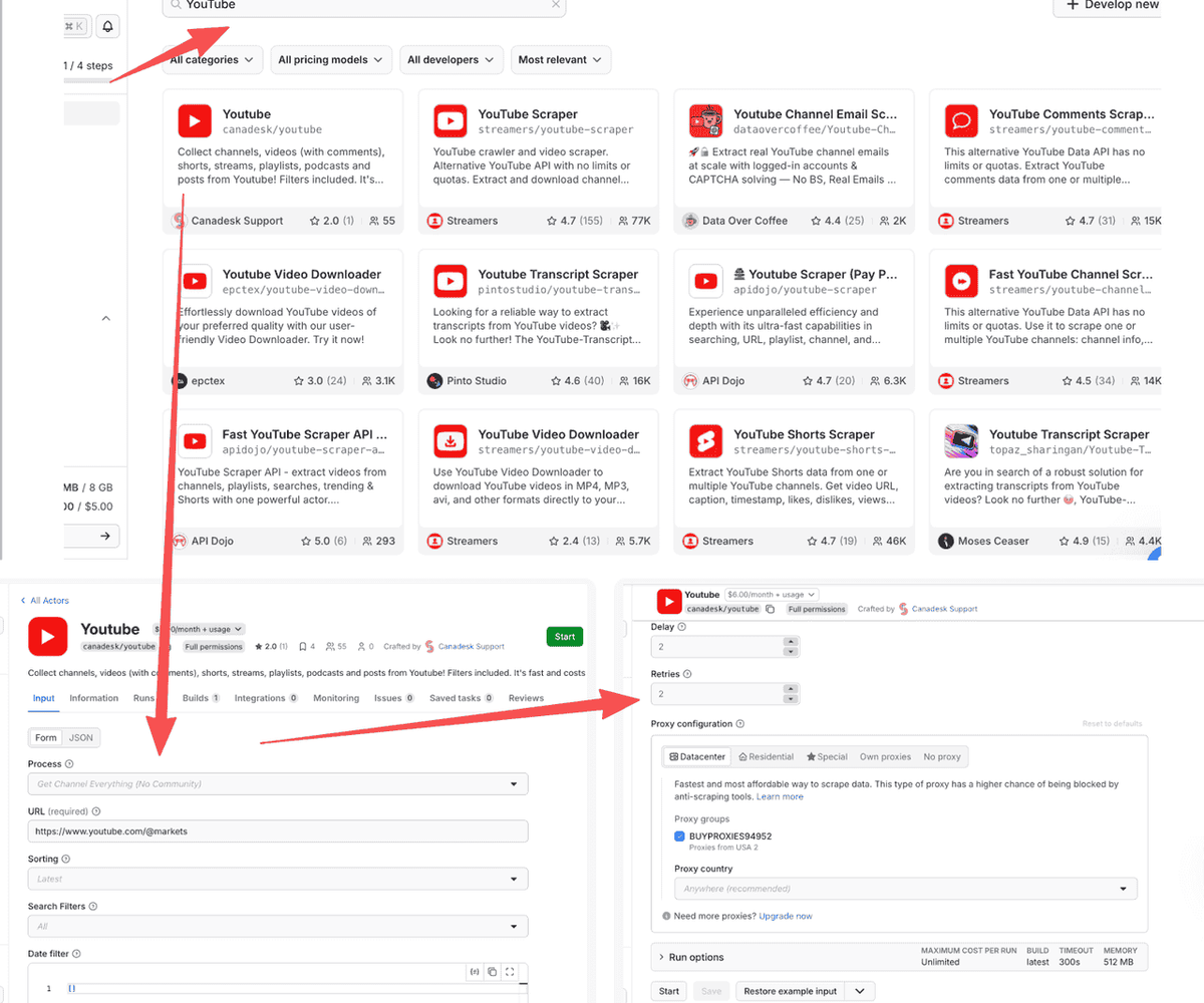 Cloud scraping Platforms like Apify and Outscraper