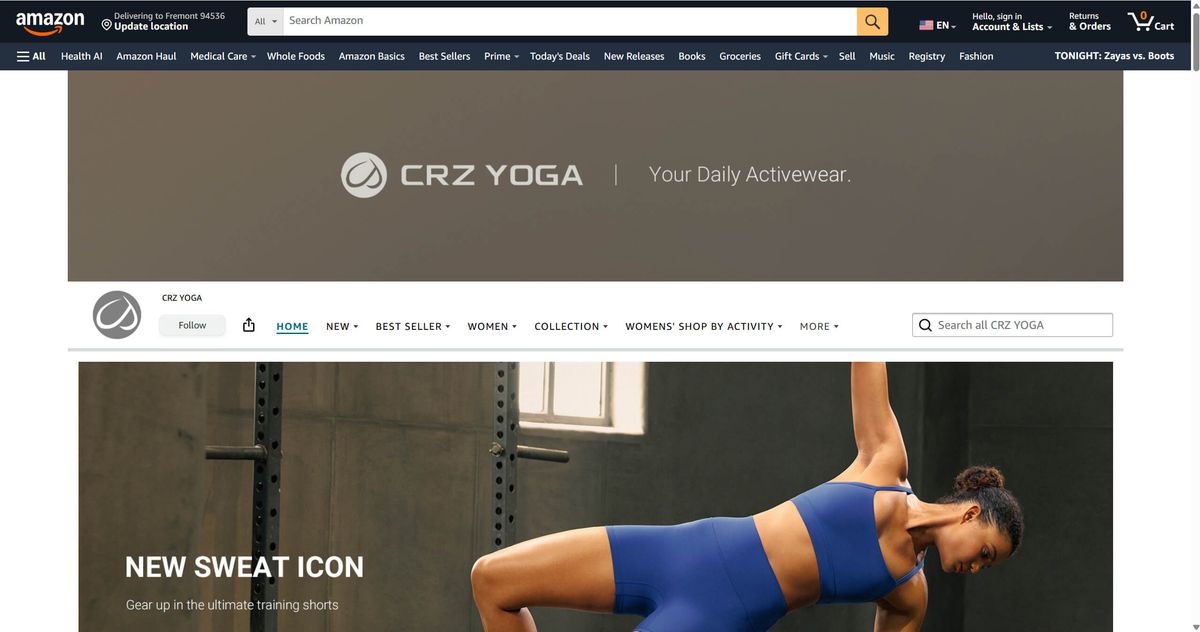 Best Amazon Clothing Brands for Marketers - CRZ Yoga