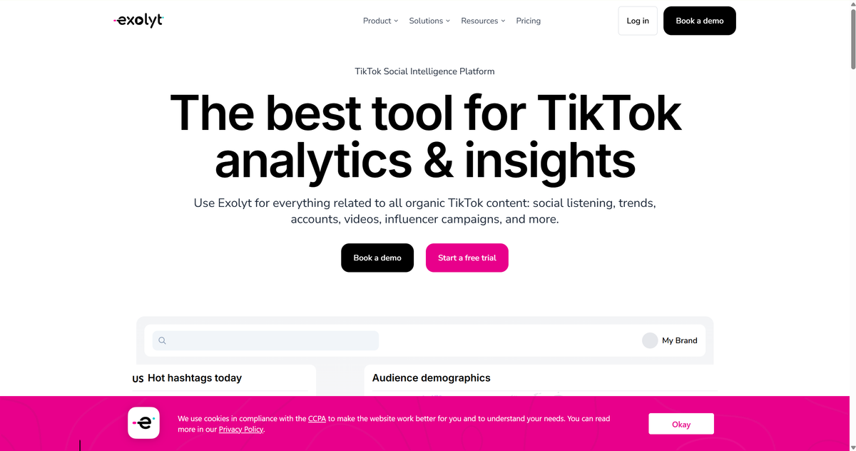 Exolyt for TikTok Analytics