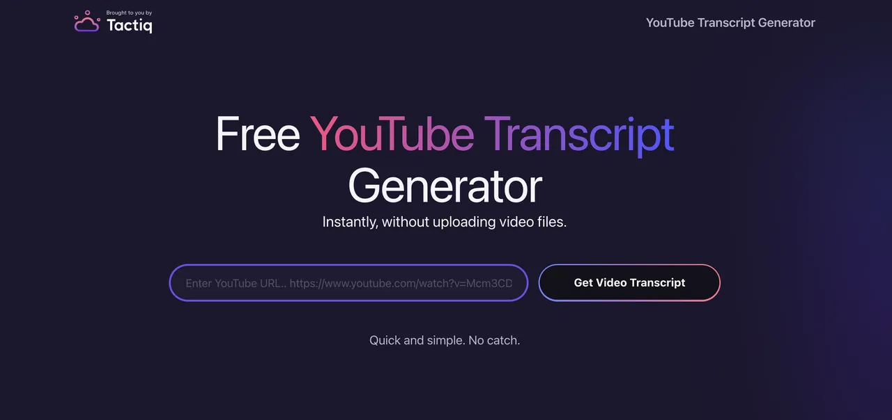 Export YouTube Transcript to Google Docs with Tactiq 