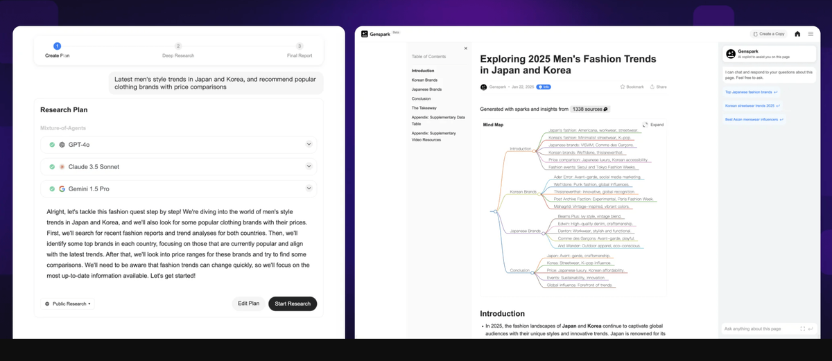 Genspark Deep Research