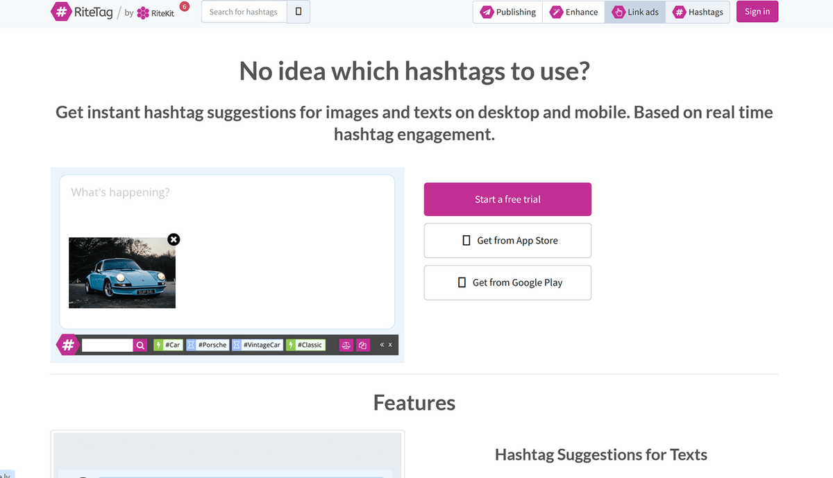 RiteTag Interface