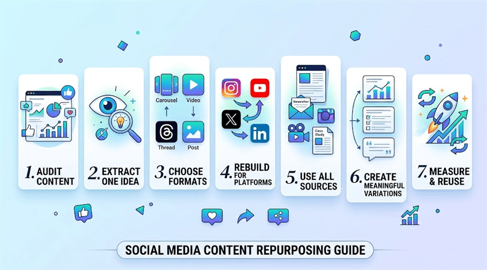 How to Repurpose Content for Social Media