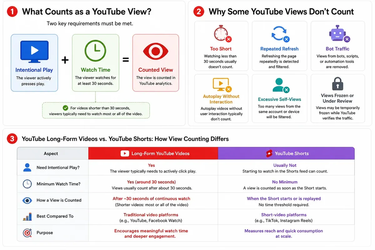 How YouTube counts views and why some views don’t count