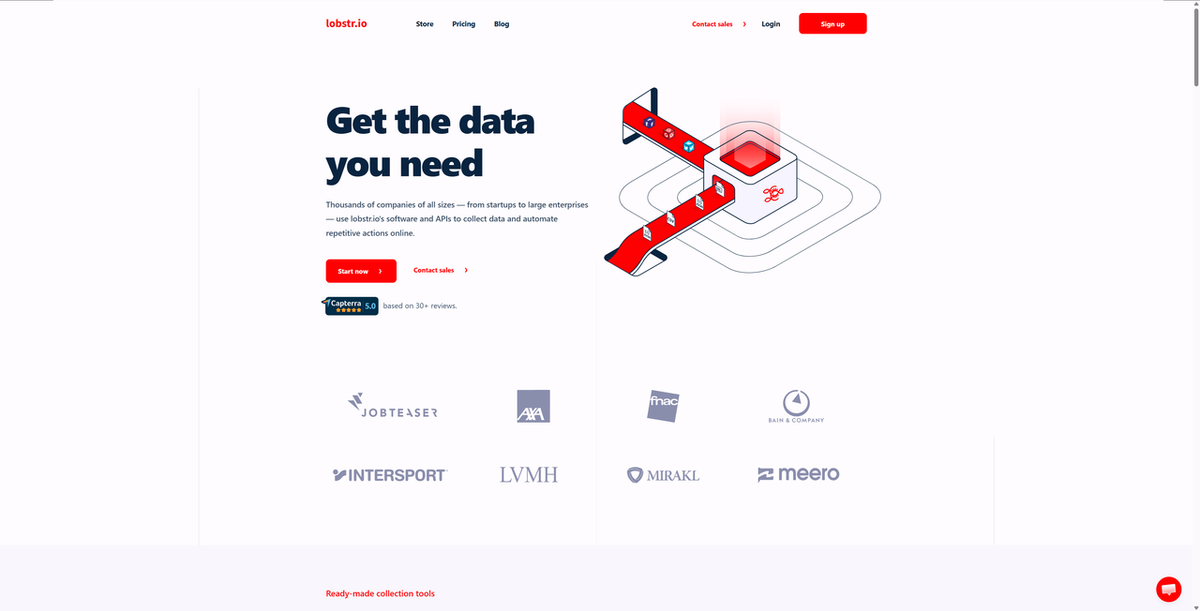 Lobstr.io — Best Affordable No-Code Option