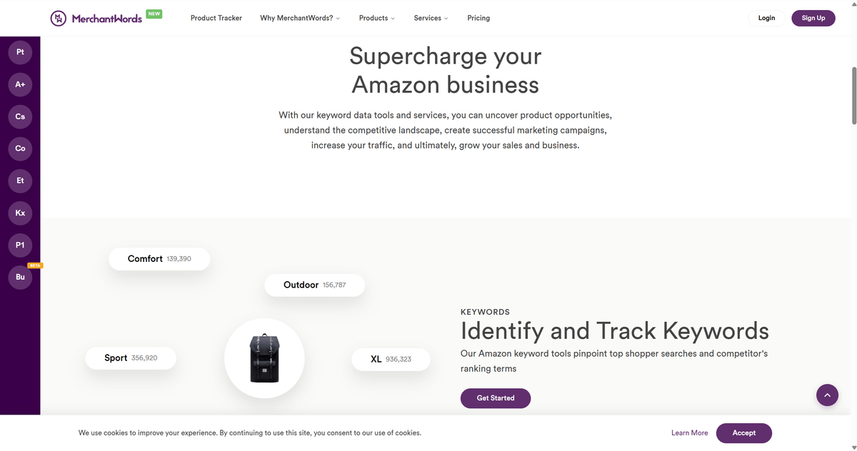 MerchantWords for Amazon Keyword Research