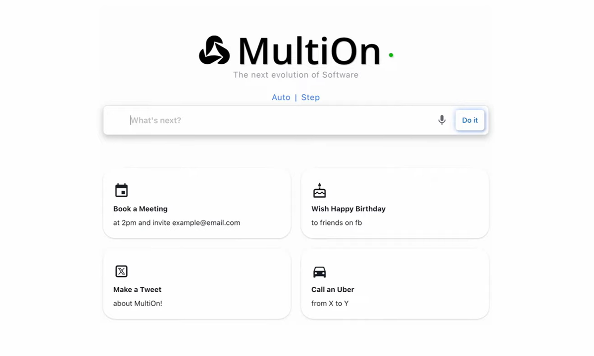 Manus Alternative - MultiOn