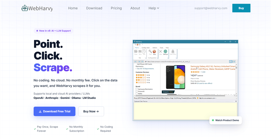 Octoparse Alternative - WebHarvy