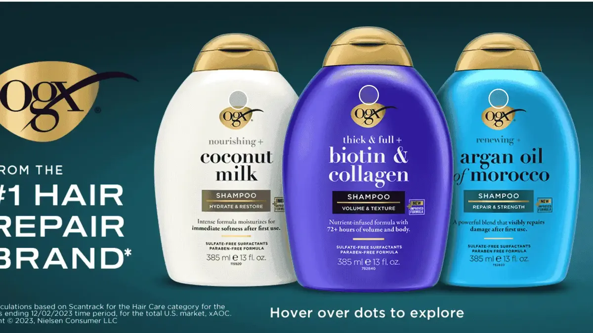 OGX Thick & Full + Biotin & Collagen Shampoo Product Image