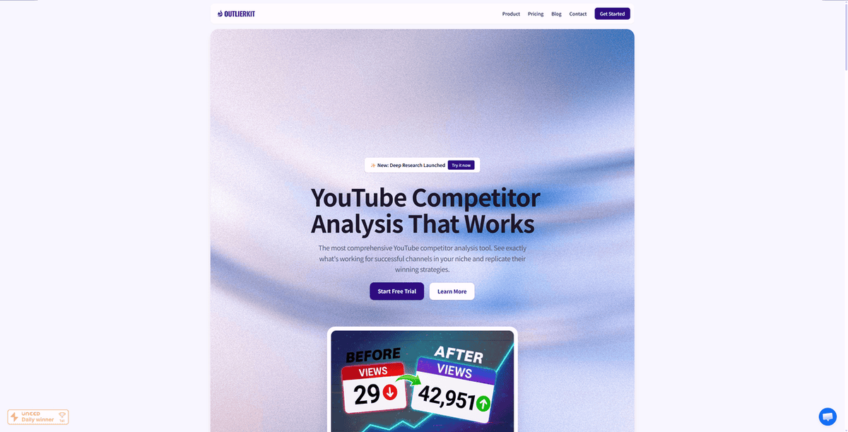 OutlierKit — Best for Pre-Creation Content Strategy 
