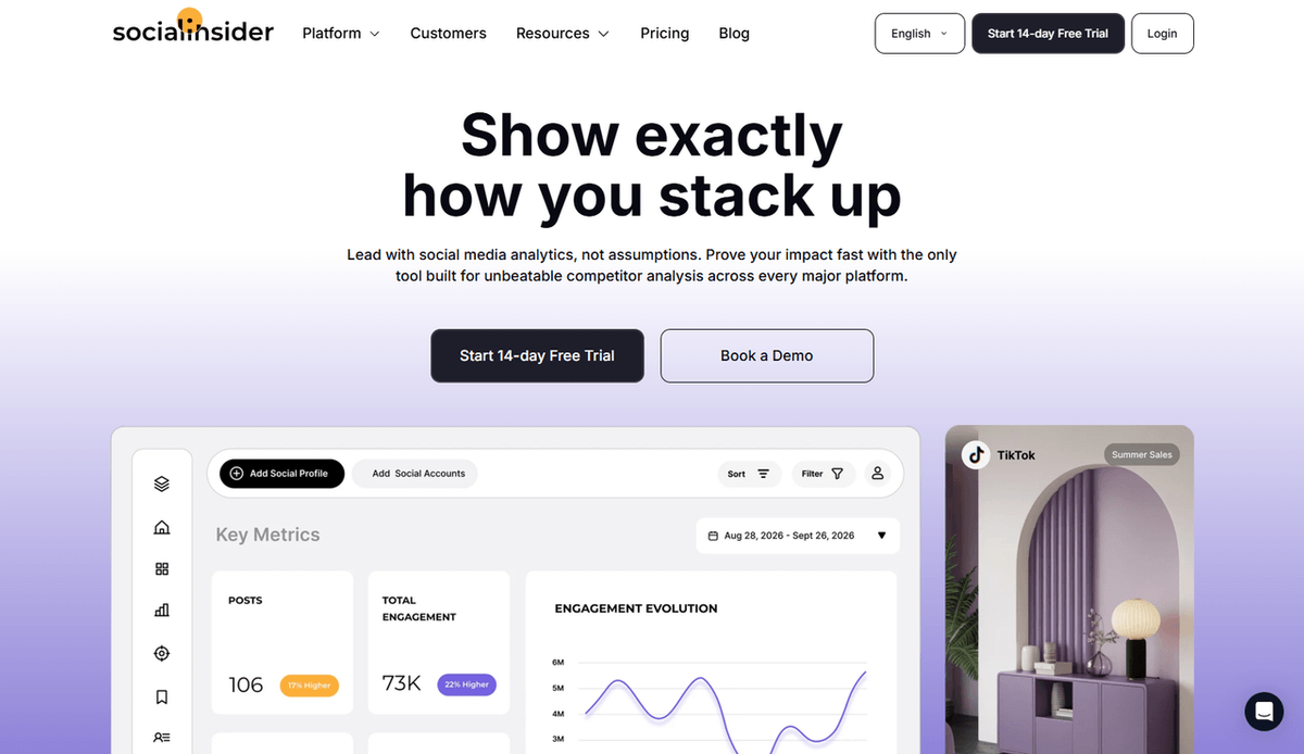 Social Media Monitoring Tool - Socialinsider 