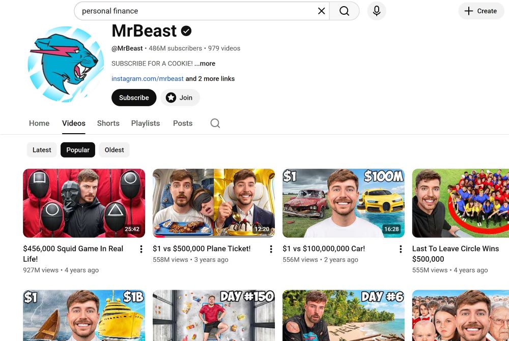 Sort by “Most Popular”