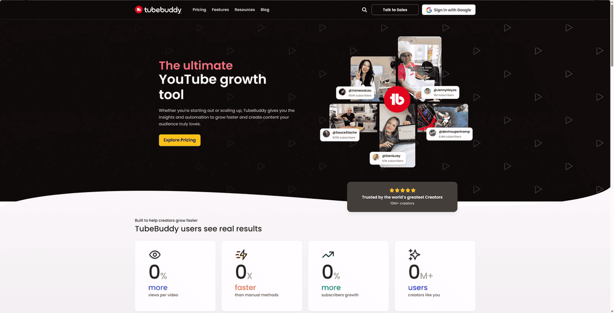 TubeBuddy — Best All-in-One YouTube SEO Tool 