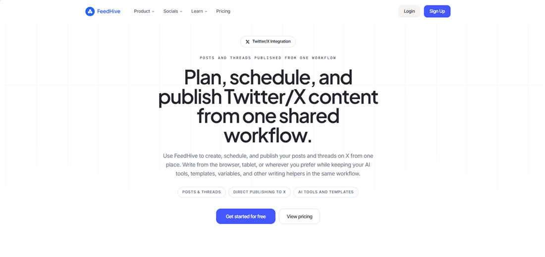 Twitter Automation Tools - Feedhive