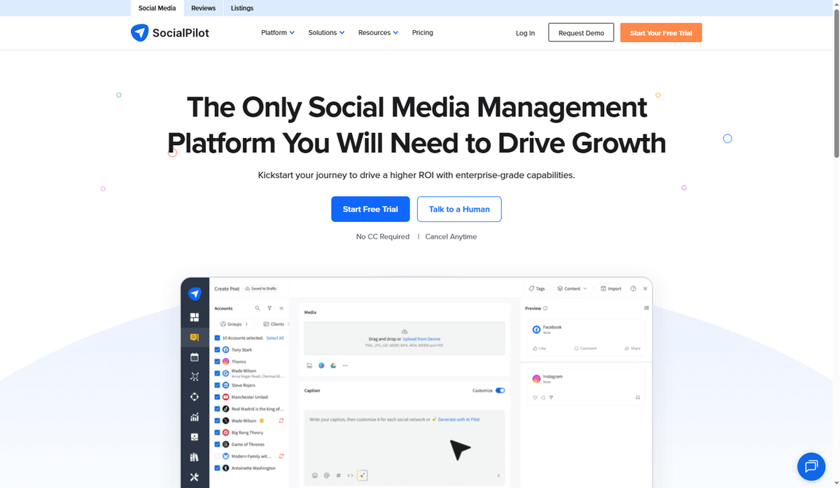 Social Pilot