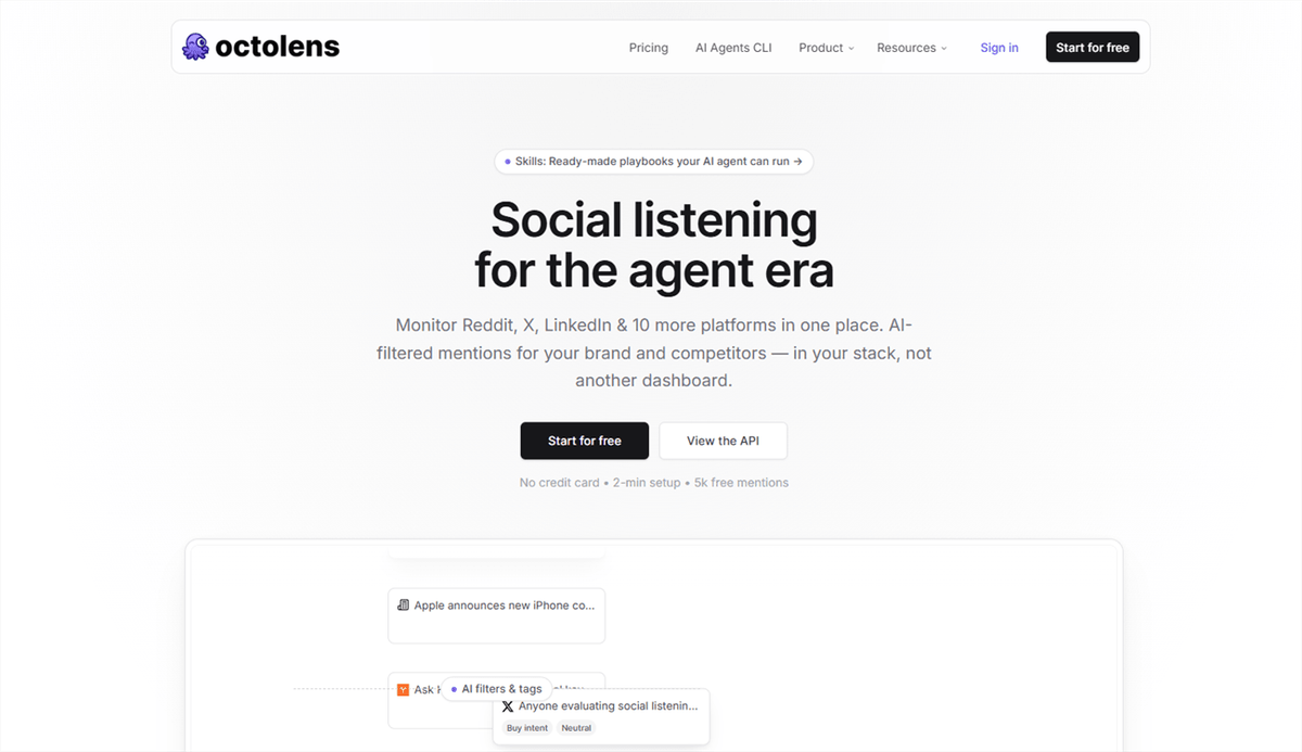 Twitter Monitoring Tool - Octolens