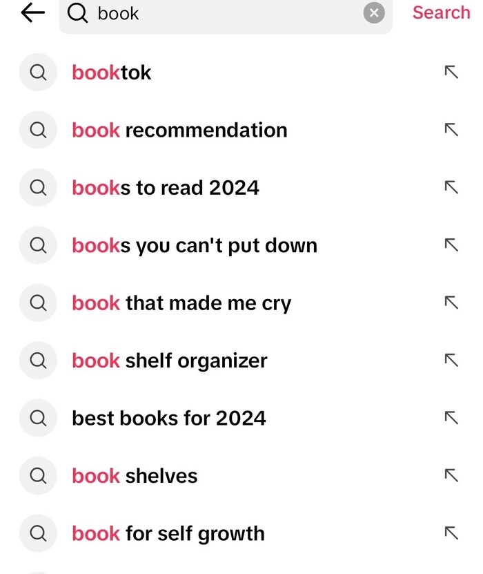 Search Topic on TikTok
