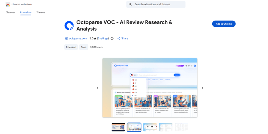 Web Scraper Extension - Octoparse