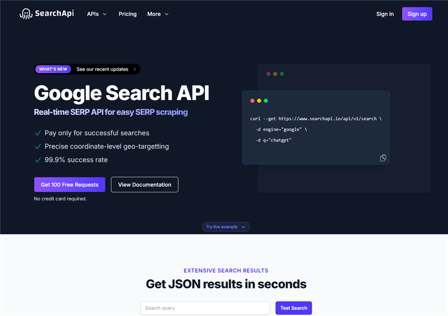 SerpAPI Interface