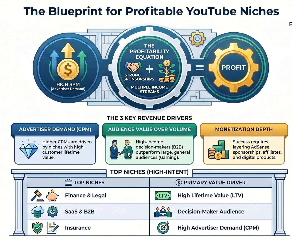 What Actually Makes a YouTube Niche Profitable