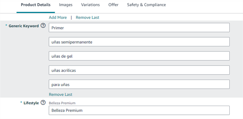 What Are Amazon Generic Keywords