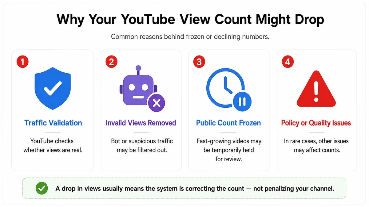 Why your YouTube view count might drop
