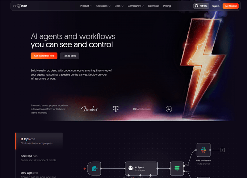 Best Workflow Automation Tools - n8n