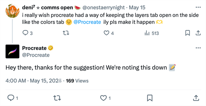 Watch other people's replies