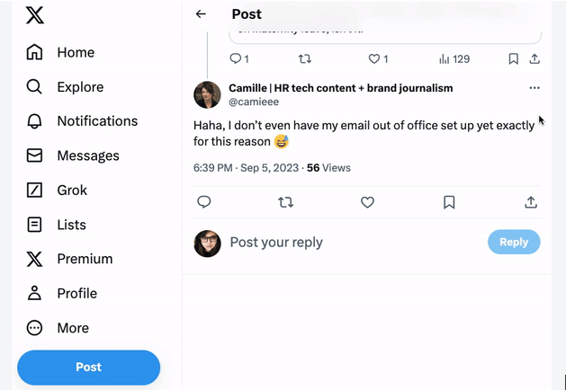 Reply to early comments