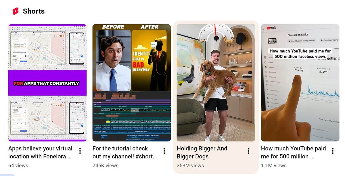 YouTube Shorts Hook