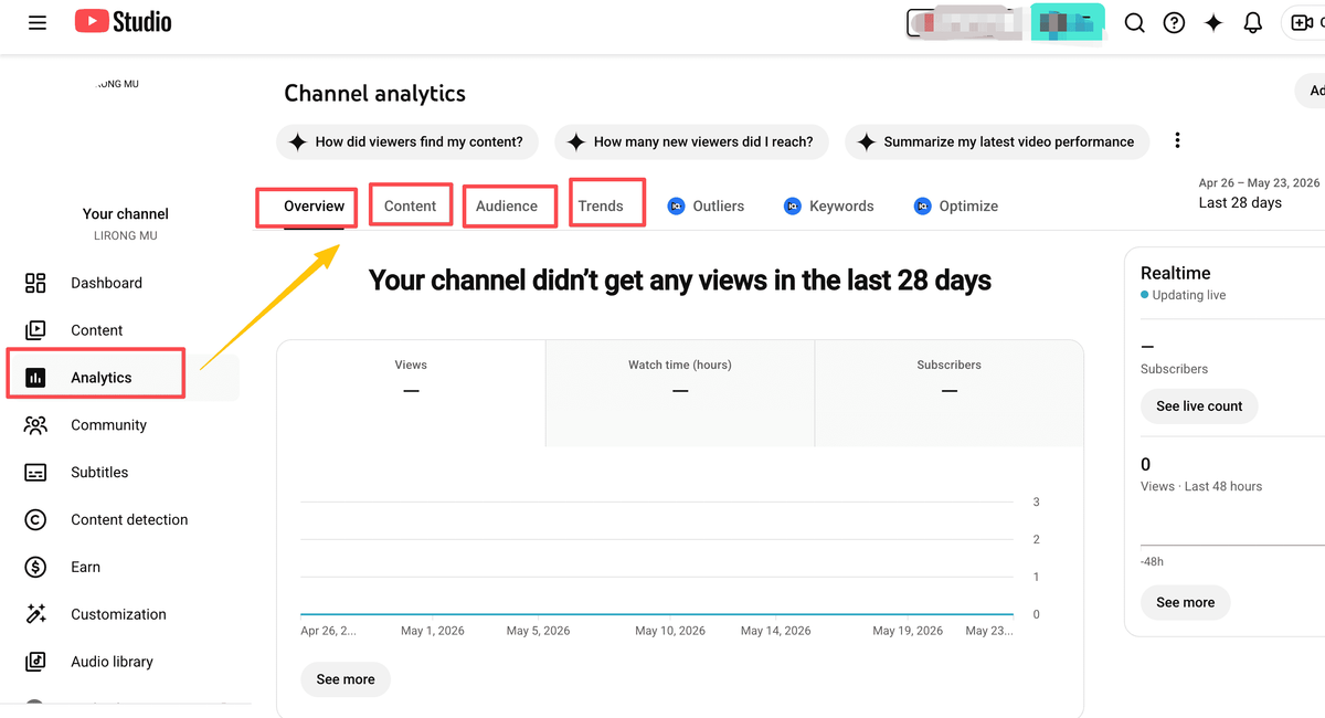 YouTube Studio for Marketing