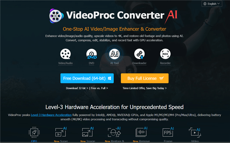 YouTube Video Downloader - VideoProc Converter AI