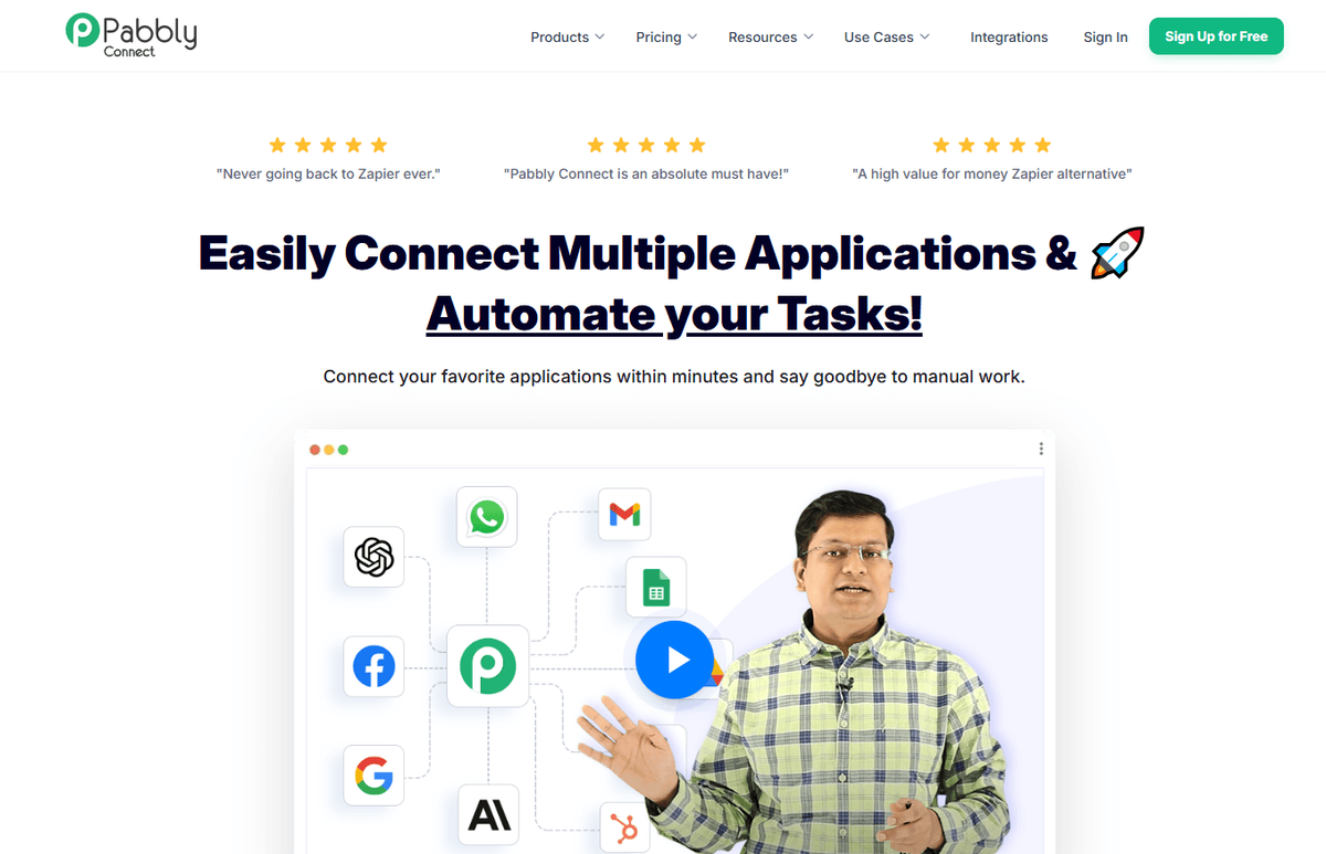 Best Zapier Alternative - Pabbly Connect