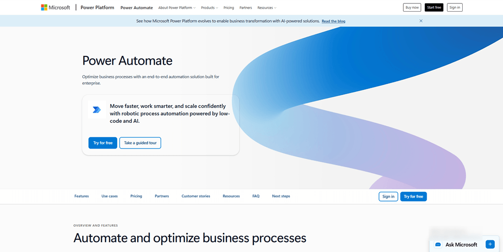 Best Zapier Alternative - Power Platform